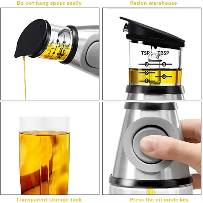 Olier-Bouteille d'huile d'olive pour la cuisine