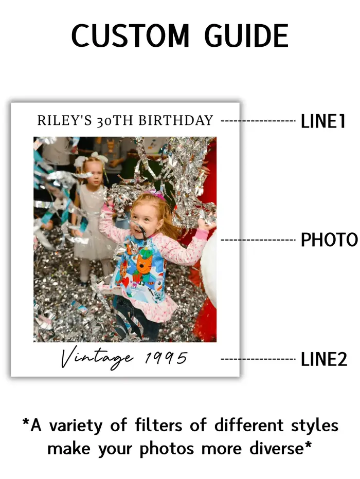 Étiquette de vin Photo personnalisée de toutes tailles