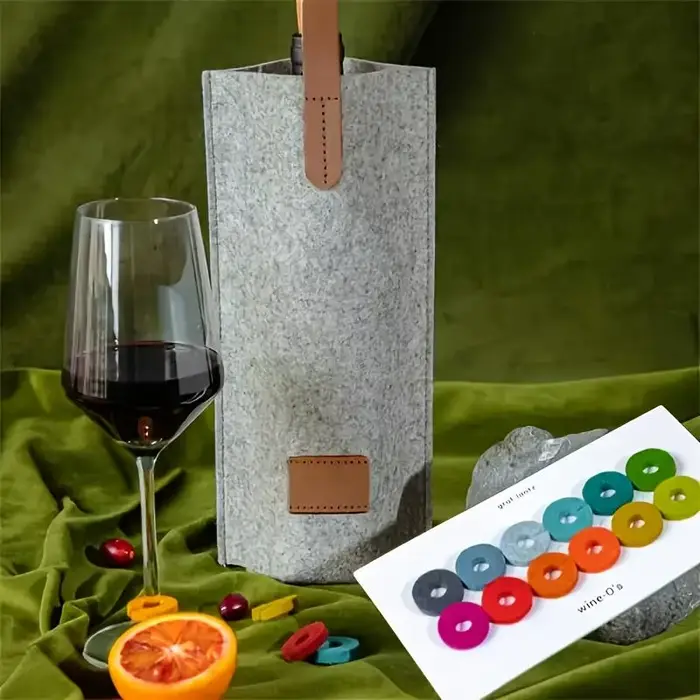 Sac à vin isolé en feutre
