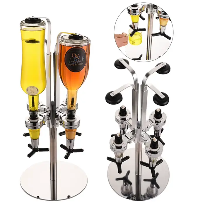 Distributeur de boissons rotatif français debout