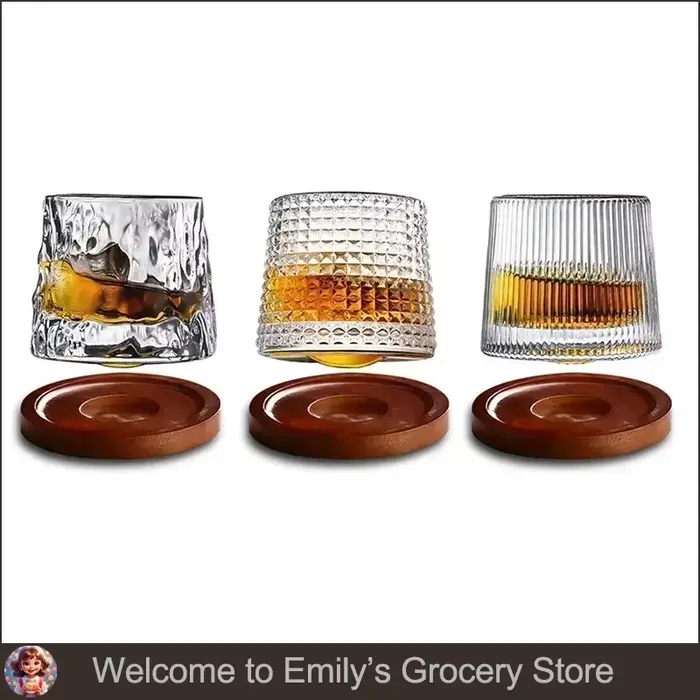 Verre à whisky rotatif créatif et novateur