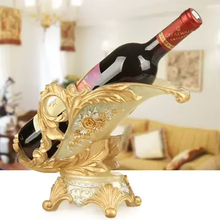 Casier à vin créatif en résine pour salon européen