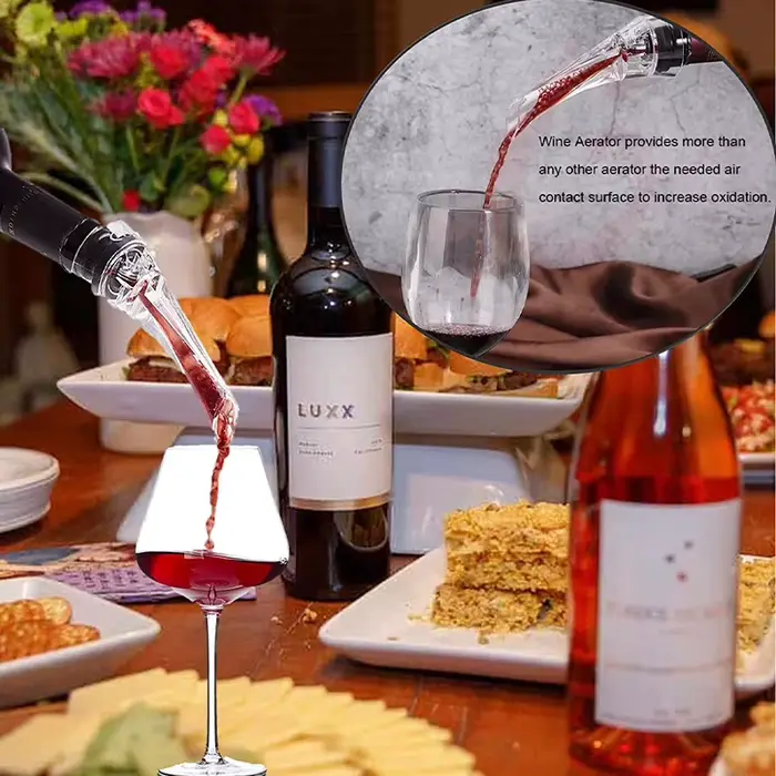 Aérateur de vin Premium verseur bec bulles riches décanteur bec