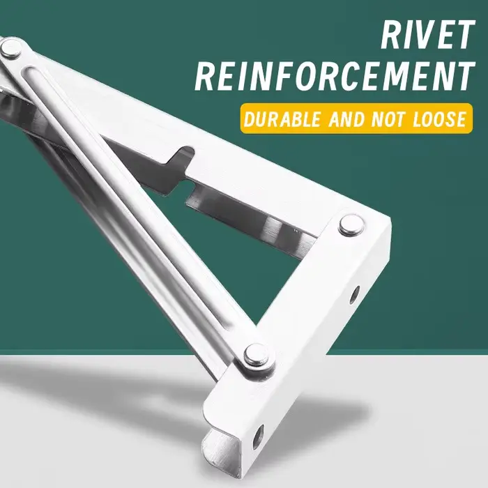 Supports d'étagère pliants robustes de 8 pouces