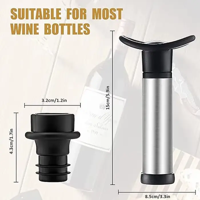 Bouchons à vin avancés en acier inoxydable
