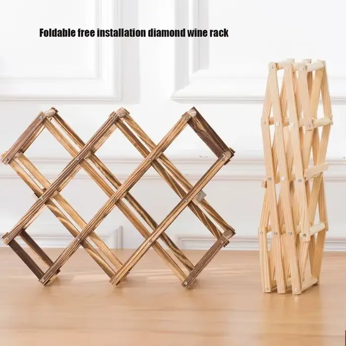 Étagère à vin en bois, meuble à vin pour salon