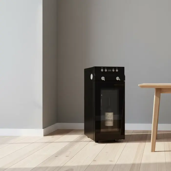 Refroidisseur de vin automatique de luxe pour 2 bouteilles