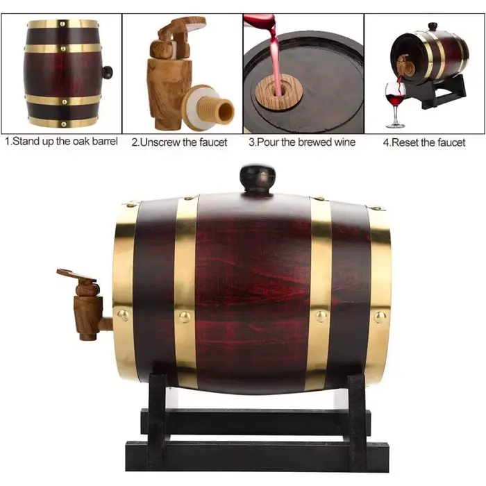 Baril de vin rouge Vintage 1