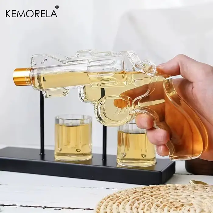 EllMORELA-Ensemble de verres à whisky Revolver
