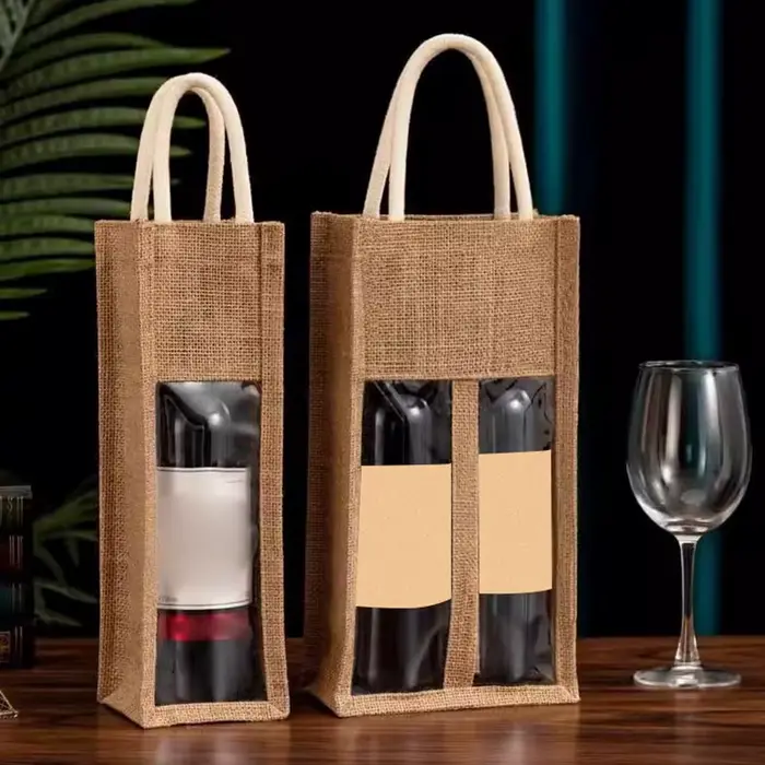 Sac à main de vin rouge