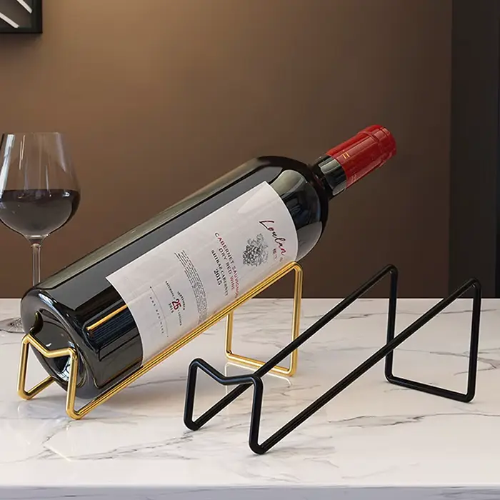 Nouveau 1 paquet porte-bouteille de vin comptoir bouteille de vin présentoir support de stockage de vin Simple