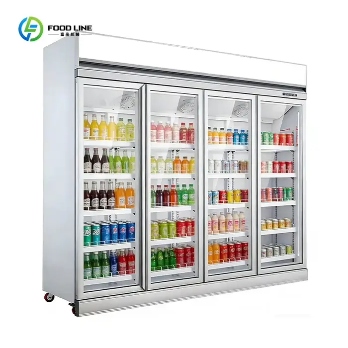 Réfrigérateur vertical pour boissons à température unique