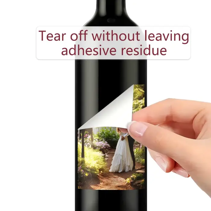 Étiquettes de vin de noël personnalisées