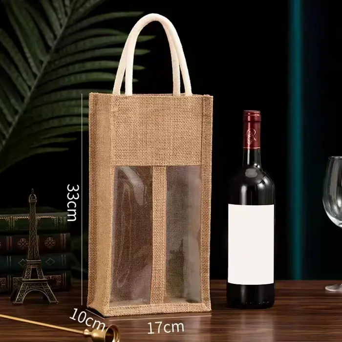 Sac à main de vin rouge