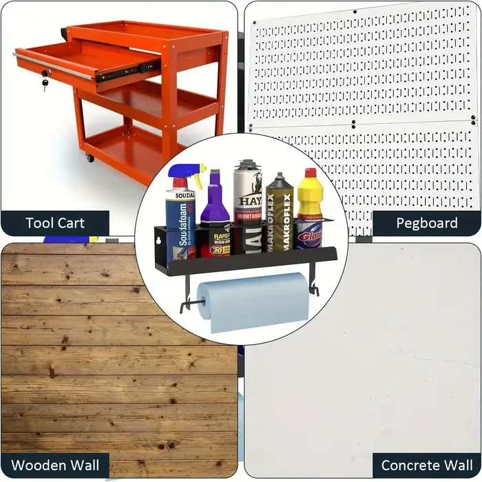 Supports de rangement muraux pour bouteilles