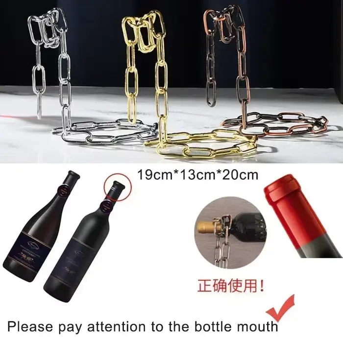 JOWine-Présentoirs à vin en fer à suspension magique