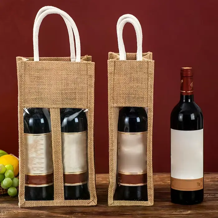 Sac à main de vin rouge