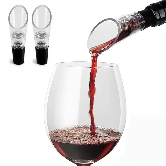 Aérateur de vin en cristal de qualité supérieure