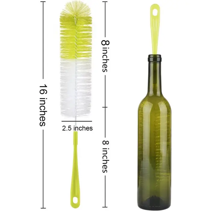 Nettoyeur de brosse pour bouteilles longues de 16 pouces