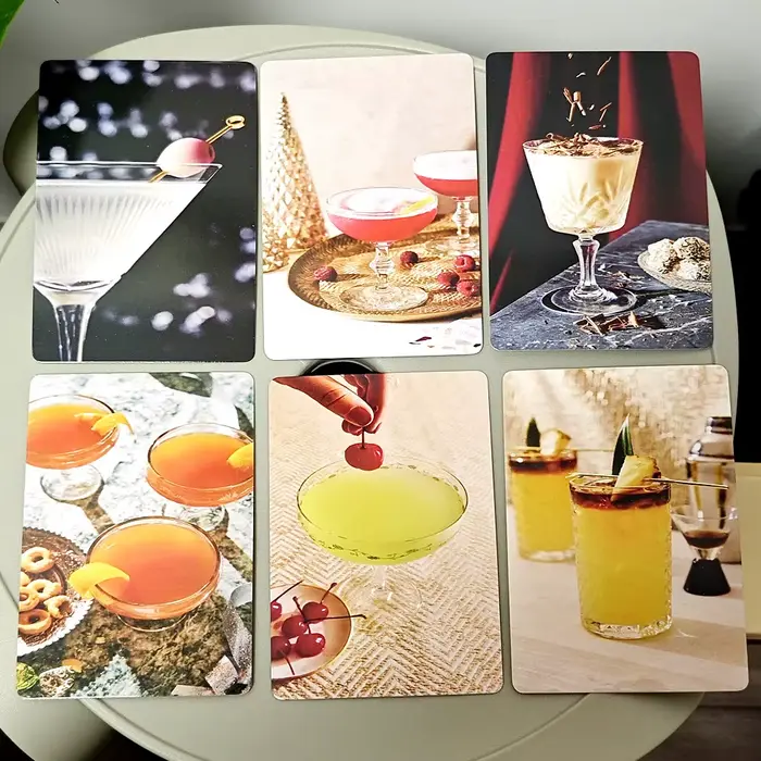 Décors de cocktails très joyeux 10.4x7.3cm
