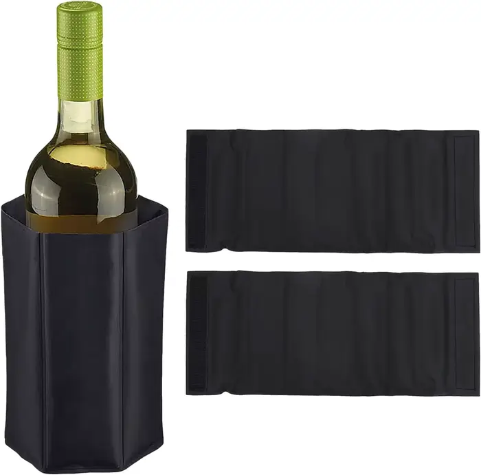 Refroidisseur rapide de bouteilles de vin glacé