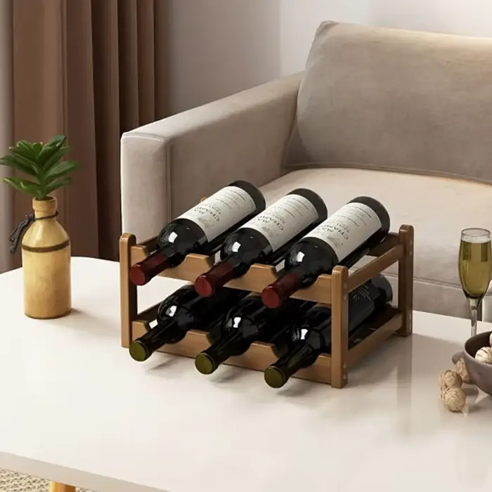 Présentoir à vin rouge décoratif pour la maison