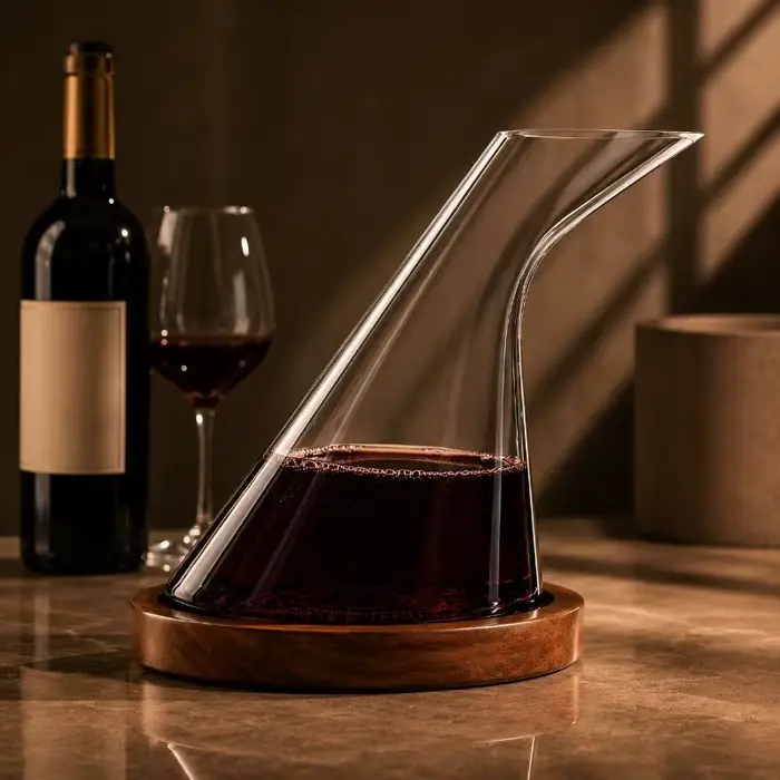 Carafe à vin en verre de grande capacité