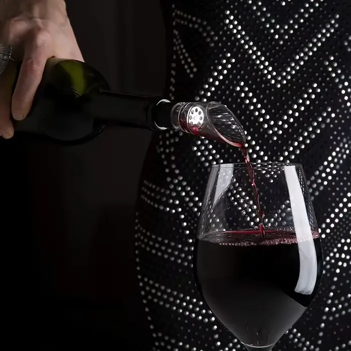 Aérateur de vin verseur décanteur bouteilles d'alcool bouchon bec