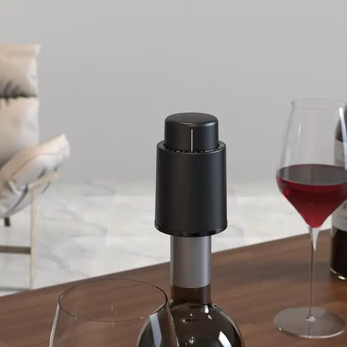 Bouchon de bouteille de vin ABS scellé sous vide stockage mémoire