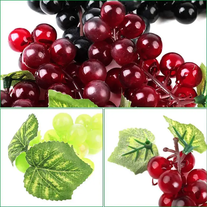 Grappe de raisins artificiels