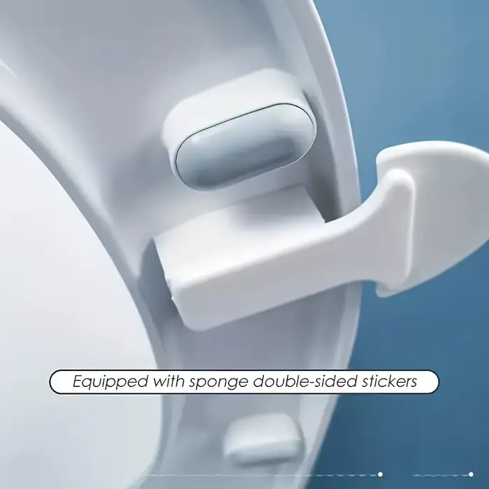 Poignée de siège de toilette pratique pour la salle de bain - Accessoire