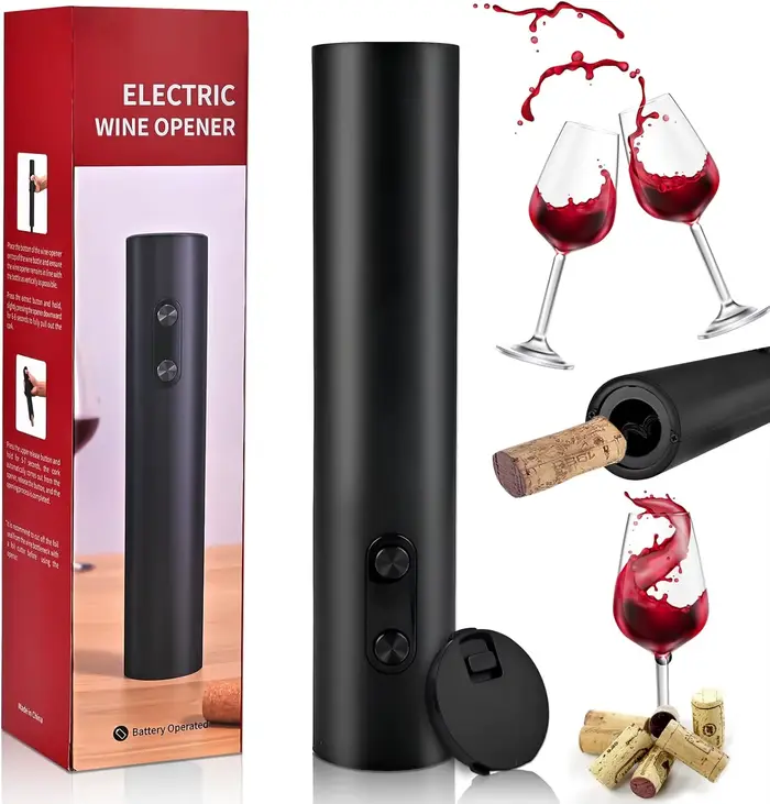 Ouvre-bouteille de vin électrique à piles