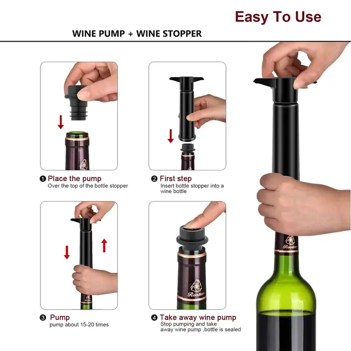 Bouchons de bouteille de vin sous vide