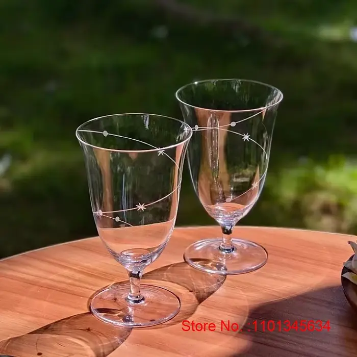 Verre à Vin Rouge Rétro Japonais Ultra-Mince