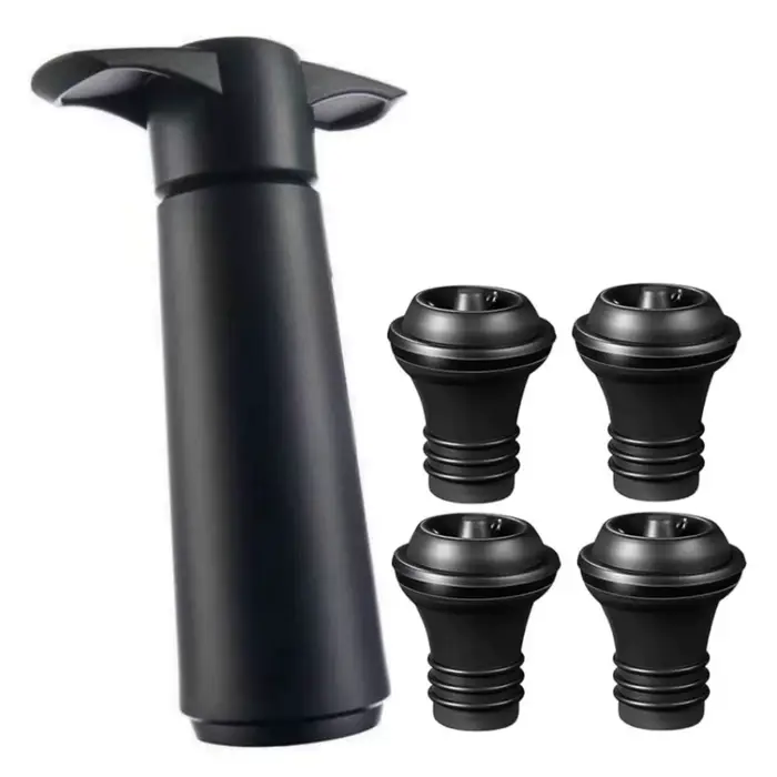 4 bouchons sous vide, scelleuse de conservation du vin