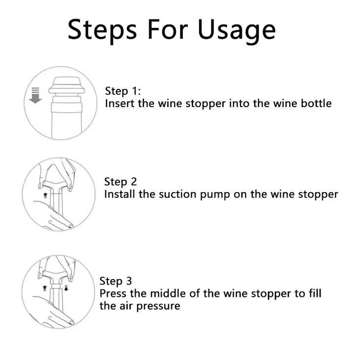 Pompe à vide économiseur de vin