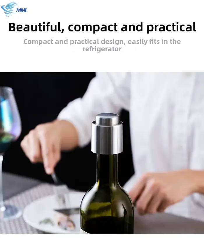 Bouchon de vin sous vide en acier inoxydable