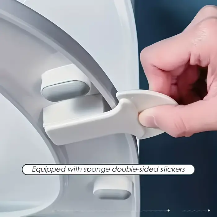 Poignée de siège de toilette pratique pour la salle de bain - Accessoire