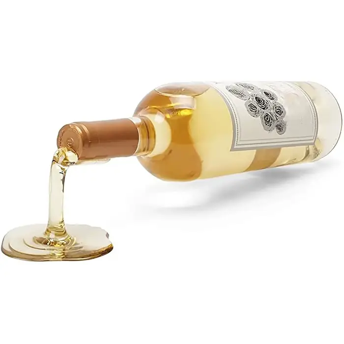 Présicher la mode votre porte-bouteille de vin déversé préféré façon Unique support de bouteille de vin ABS