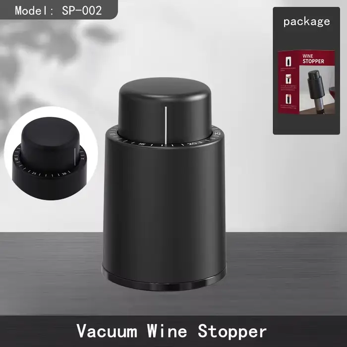 Bouchon de bouteille de vin ABS scellé sous vide stockage mémoire
