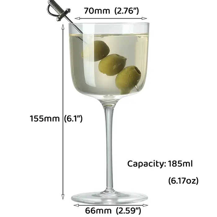 Verres à cocktail Nick et Nora