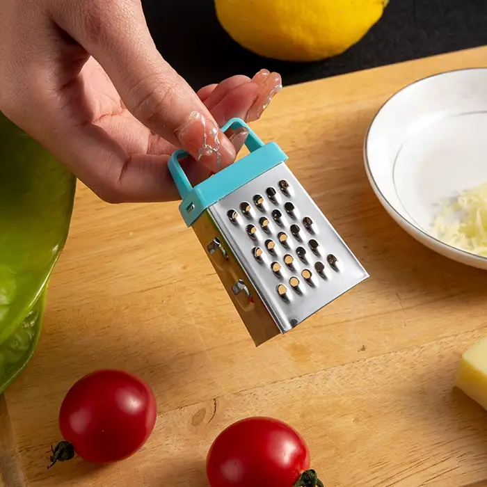 Mini râpe à fromage boîte en acier inoxydable