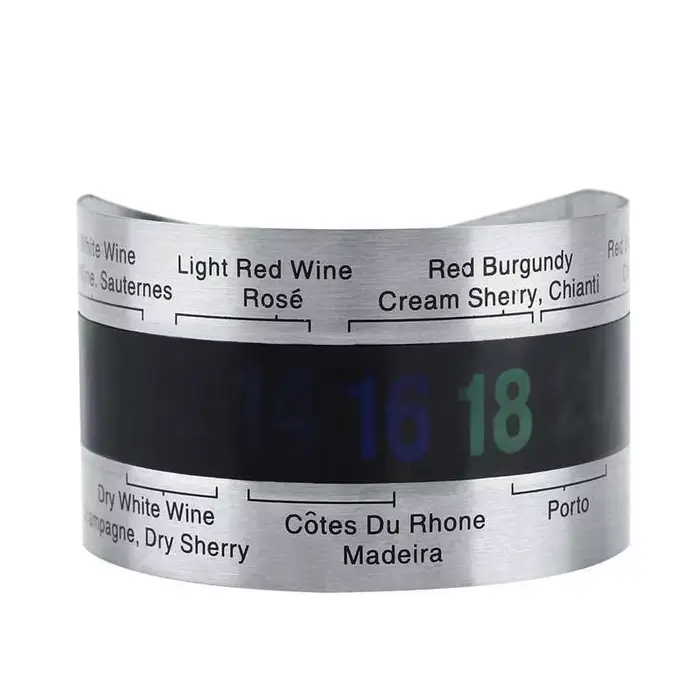 Thermomètre pour bouteille de vin