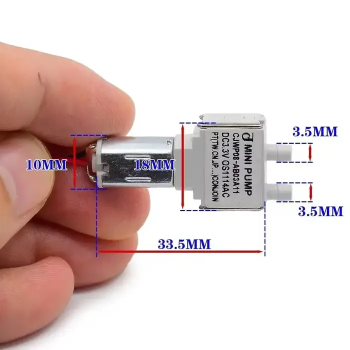 Mini pompe à vide d'aspiration CJWP08 DC 3V 3.3V 3.7V